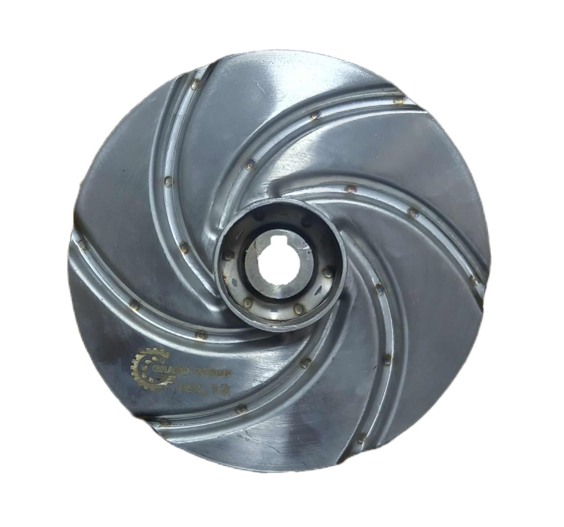 پروانه آب پخش کن پمپ یک اسب جتی خاری رویال 12 استیل